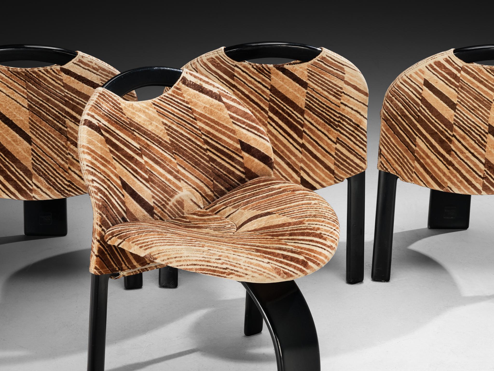 Giovanni Offredi for Saporiti 'Sail' Chairs