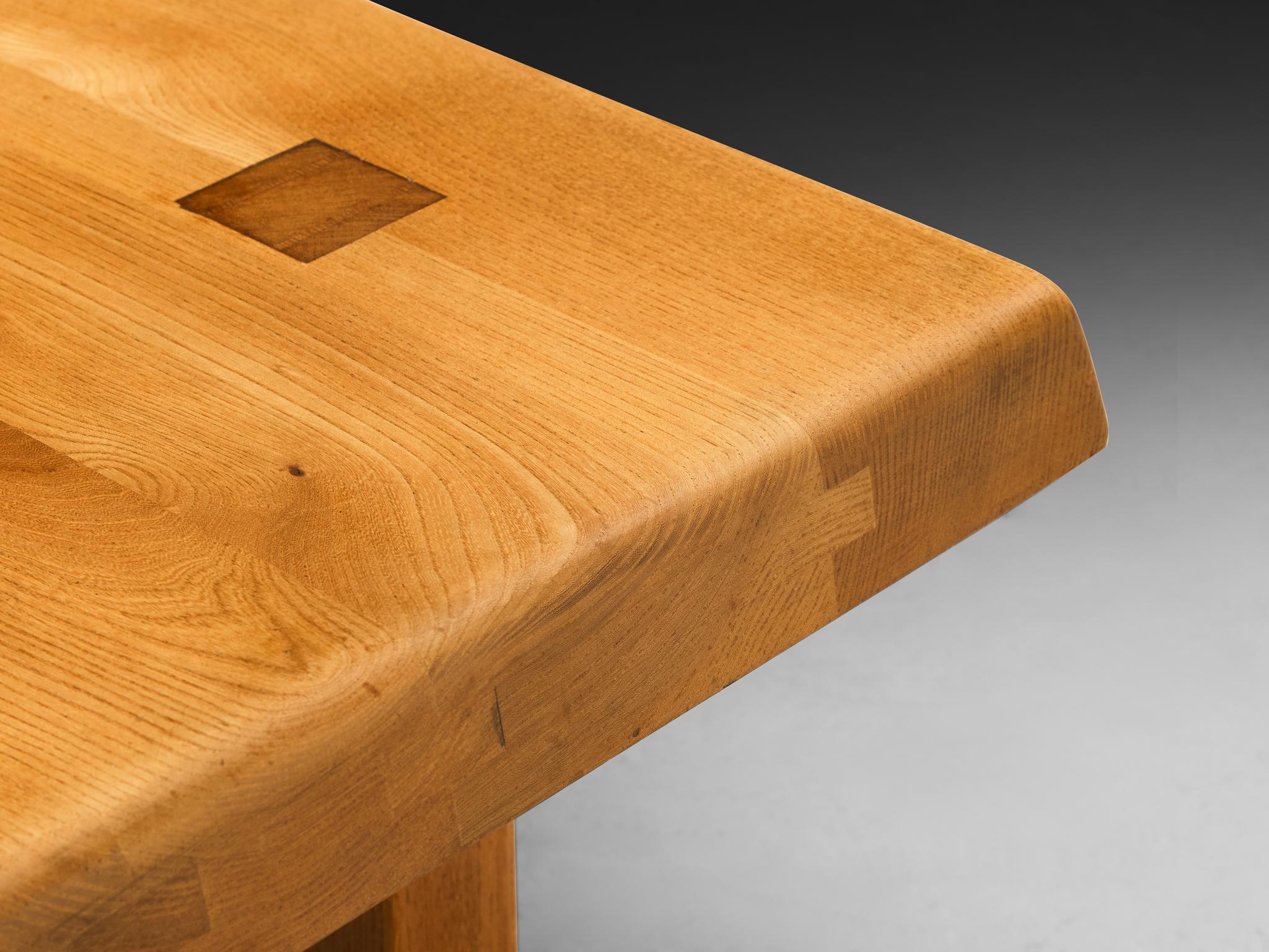 Pierre Chapo Coffee Table 'T08' in Elm