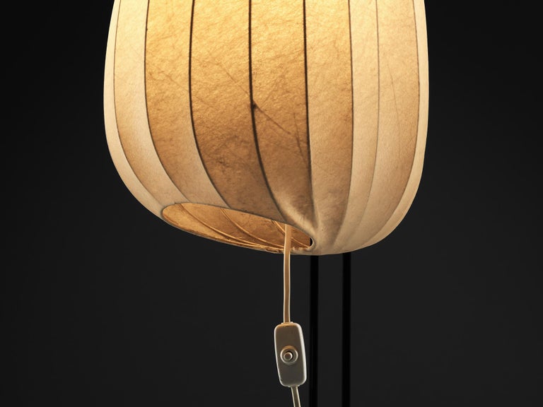 Hans Bergström for Ateljé Lyktan 'Golvlampor' Floor Lamp with Cocoon Shade