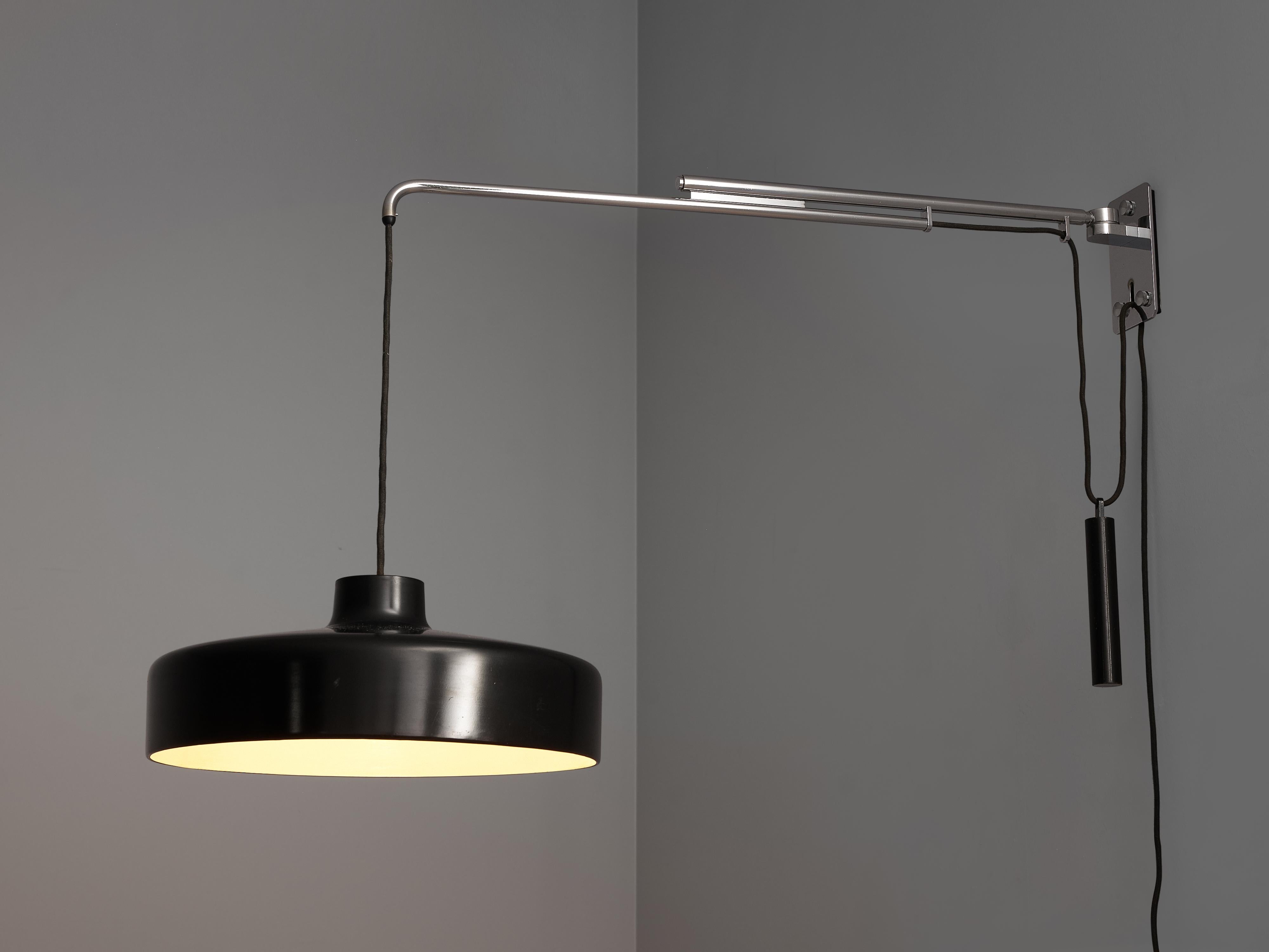 Gino Sarfatti for Arteluce Wall Mounted Pendant Lamp Model 194 N