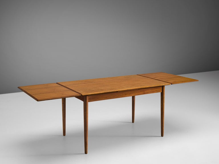 Mid century discount teak dining table