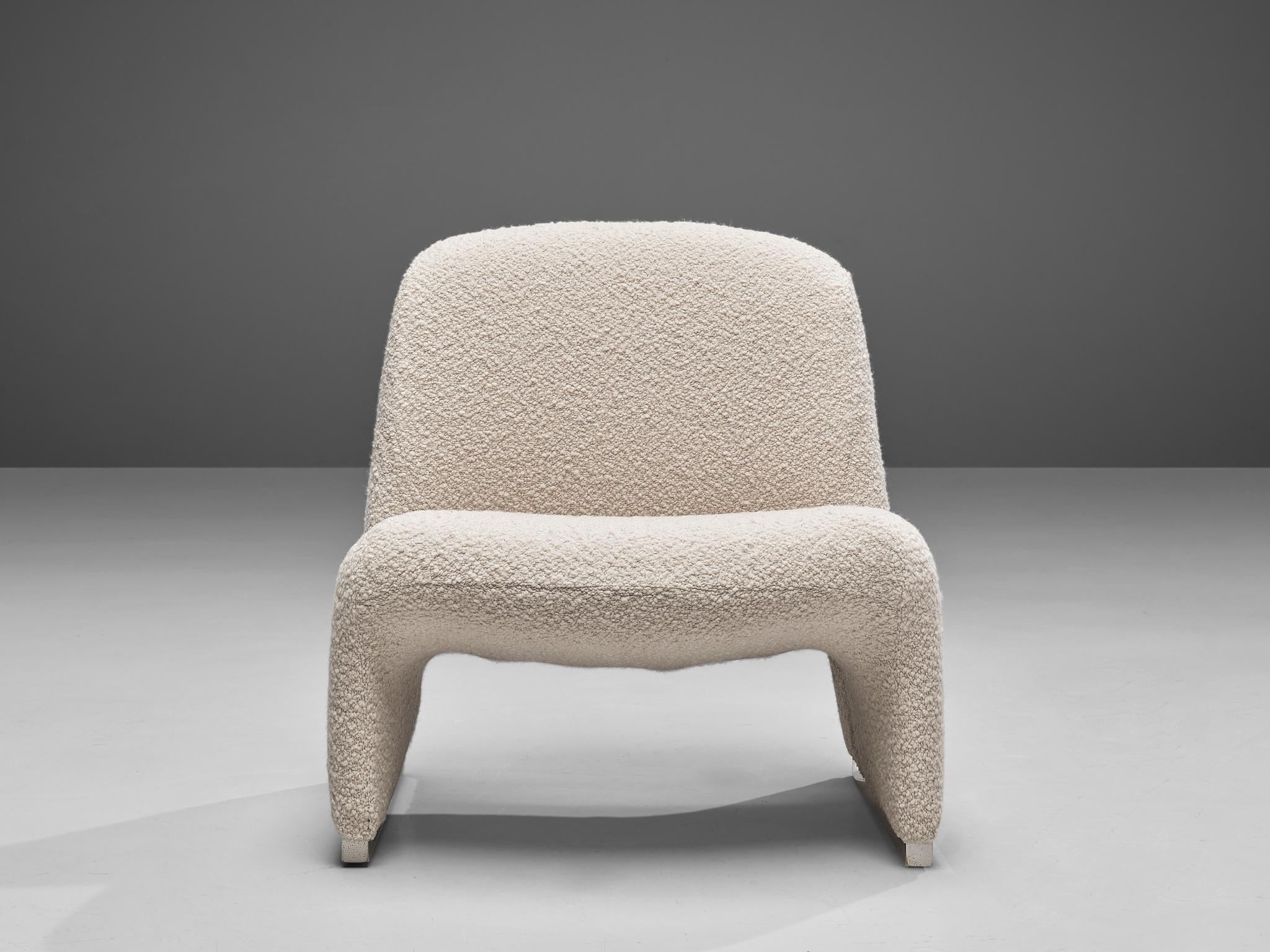 Reupholstered ‘Alky’ Lounge Chair in the Style of Giancarlo Piretti