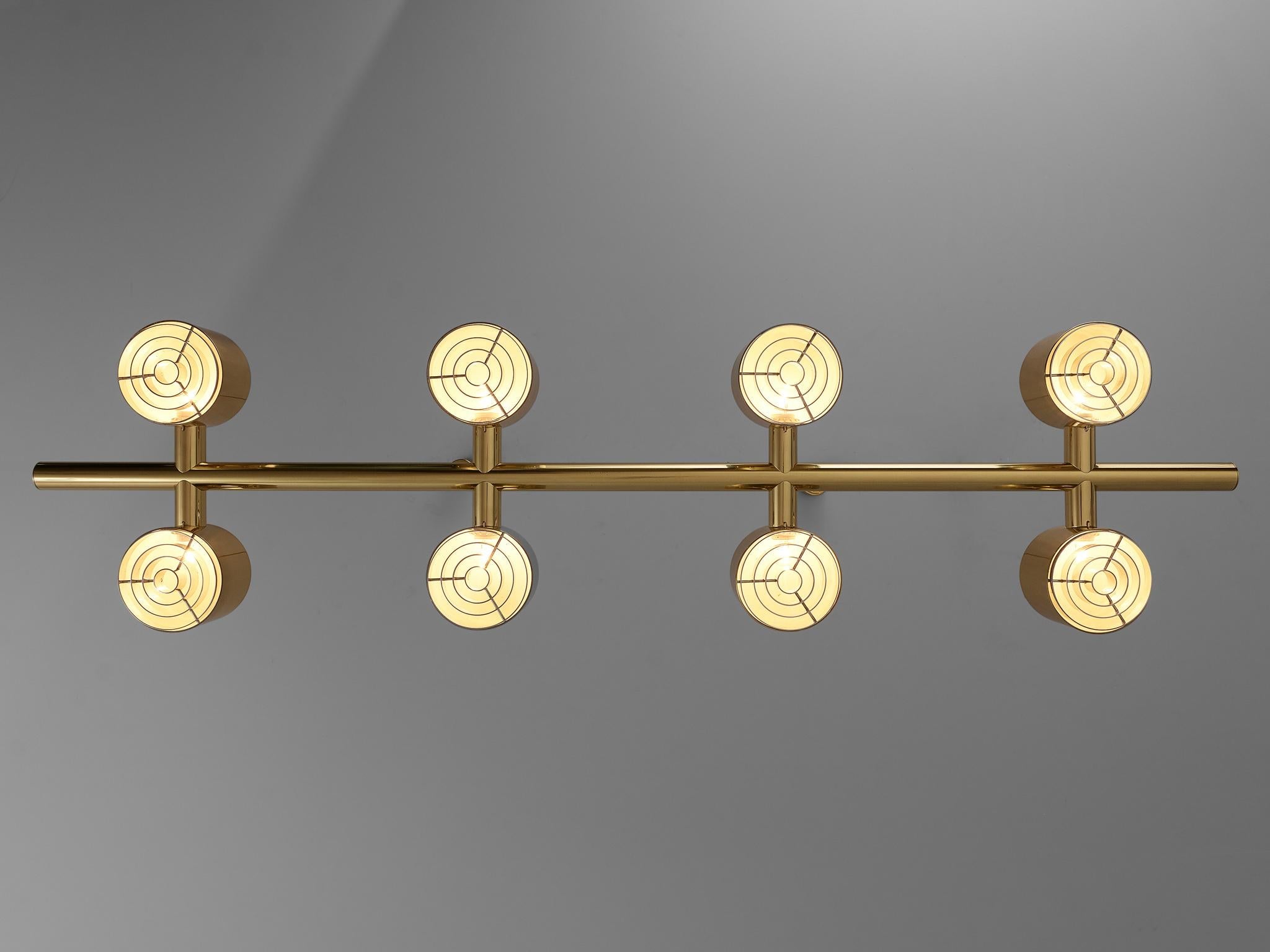 Hans-Agne Jakobsson Chandelier in Brass