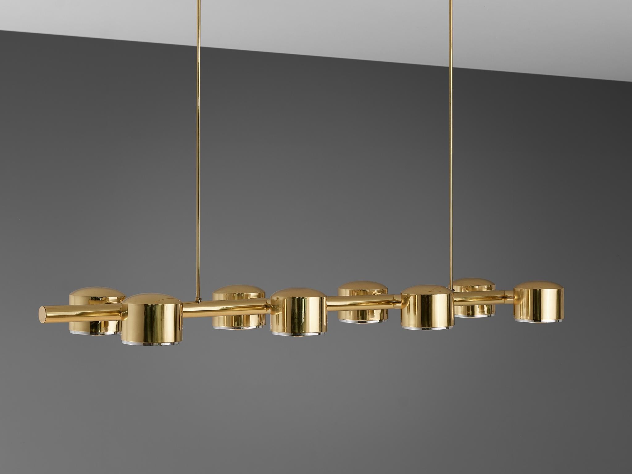 Hans-Agne Jakobsson Chandelier in Brass