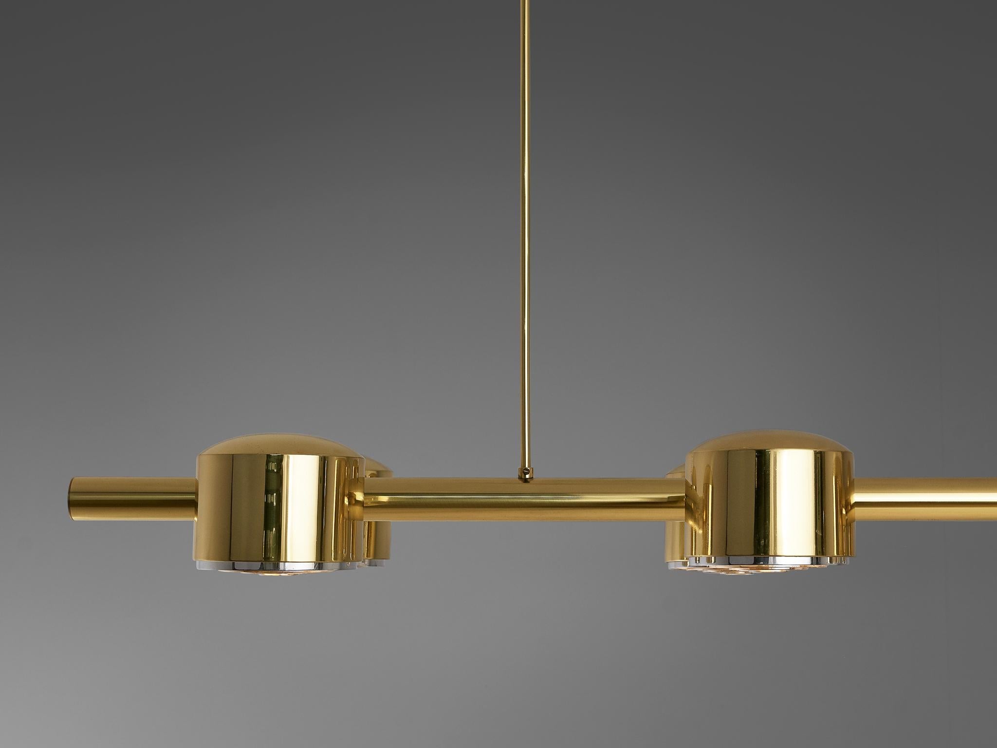 Hans-Agne Jakobsson Chandelier in Brass