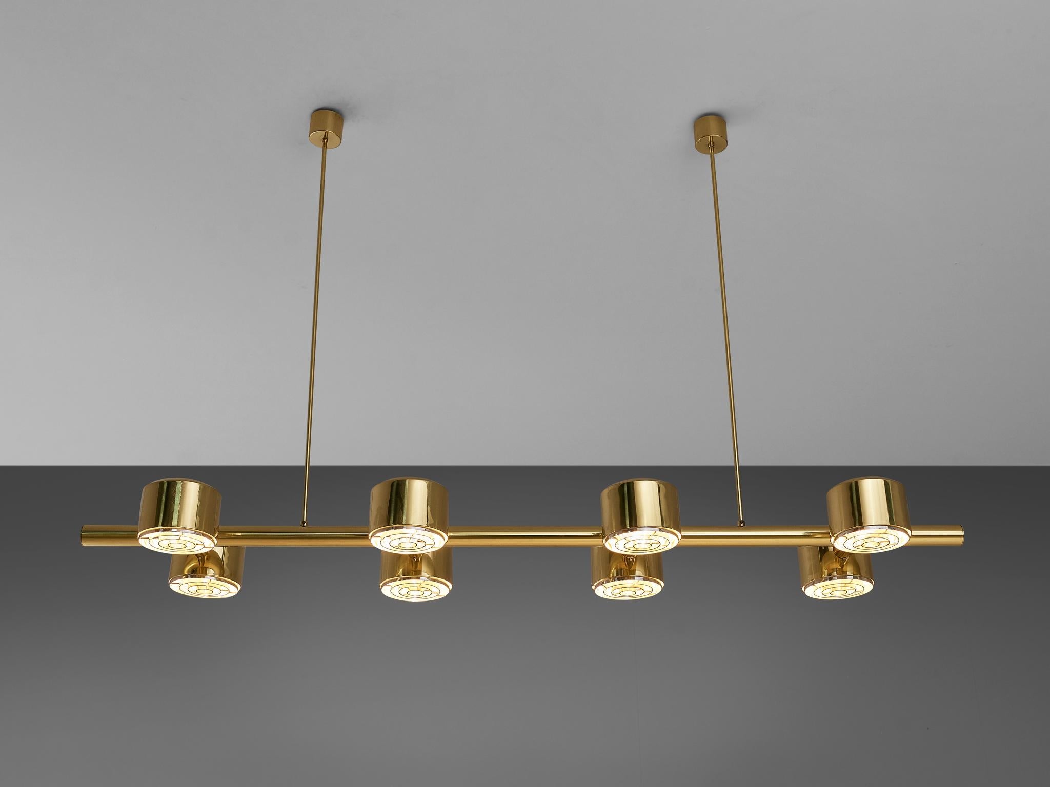 Hans-Agne Jakobsson Chandelier in Brass