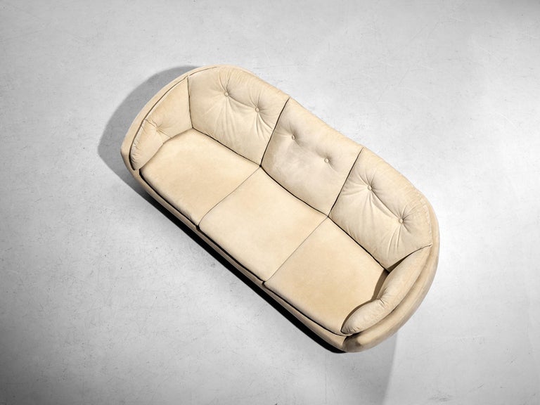 Knoll Antimott Sofa in Off-White Alcantara