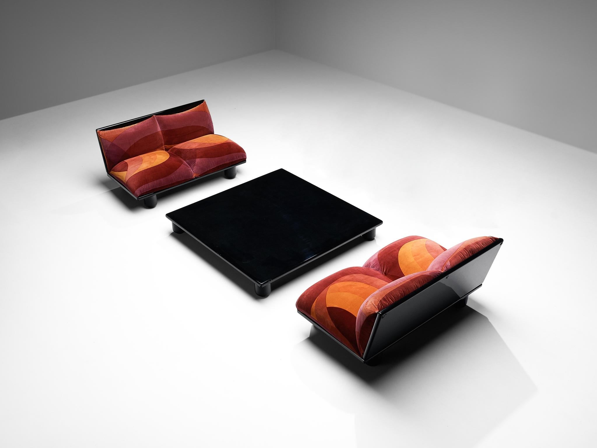 Carlo Bartoli for Rossi di Albizzate 'Blop' Lounge Set in Original Fabric