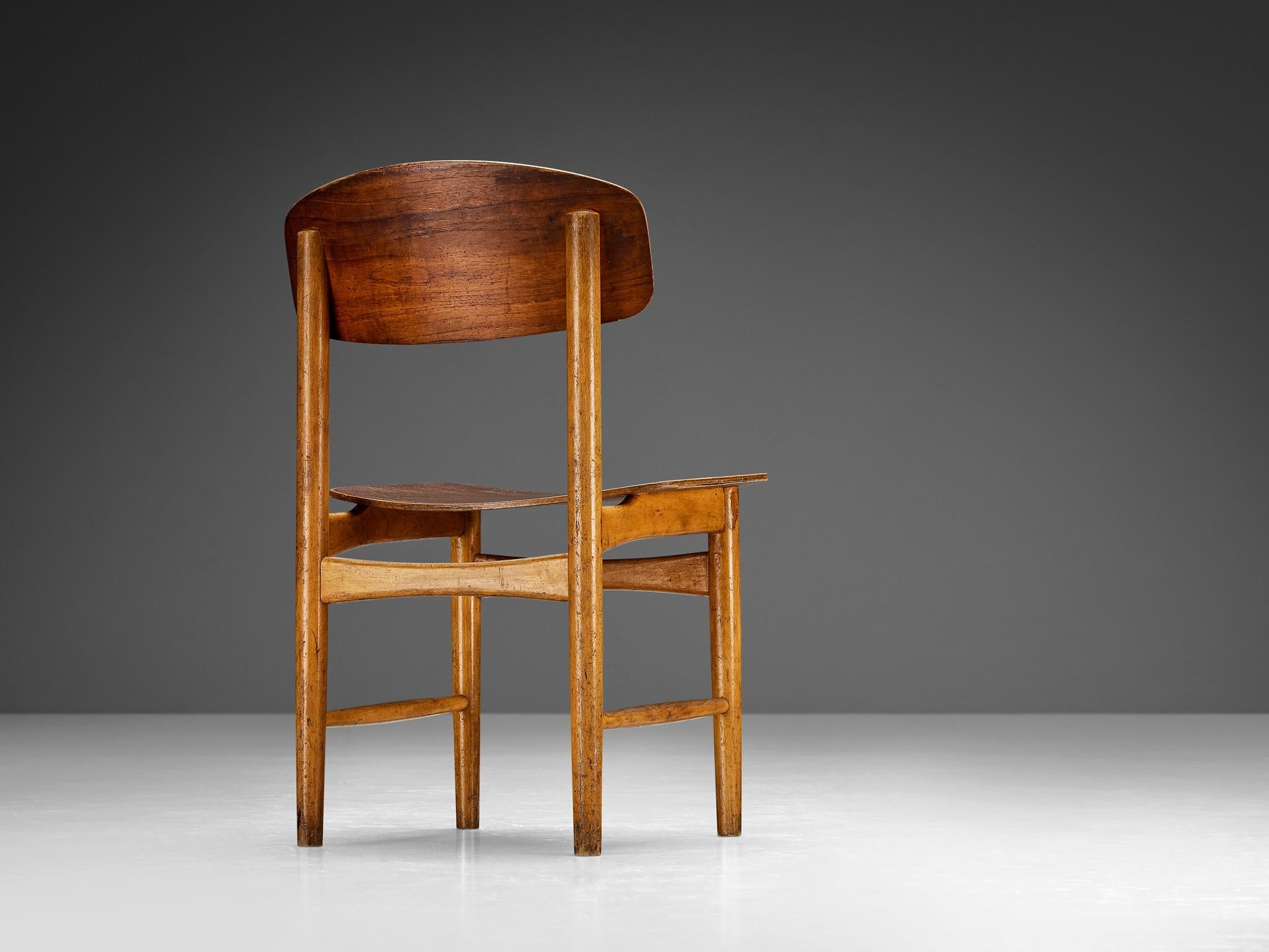 Borge Mogensen for Soborg Dining Chair in Teak