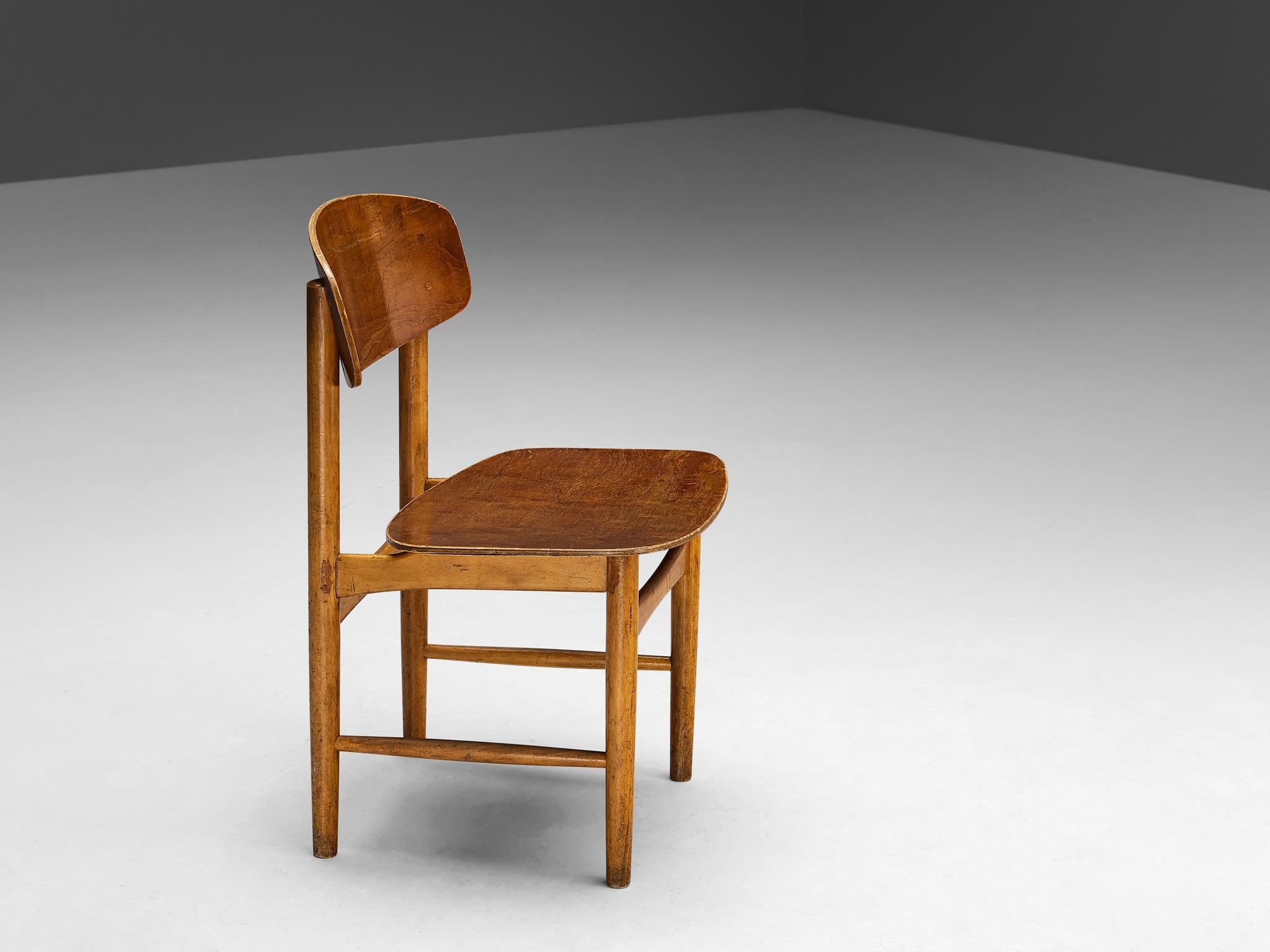 Børge Mogensen for Søborg Dining Chair in Teak