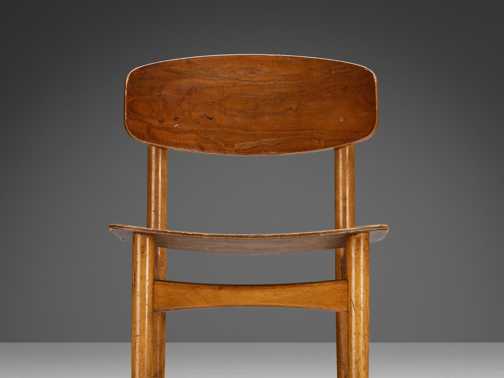 Børge Mogensen for Søborg Dining Chair in Teak