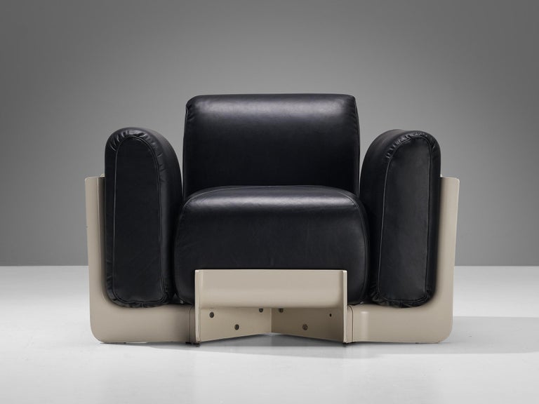 Guarnacci, Padovano & Claudio Vagnoni 'Duna' Lounge Chair with Ottoman