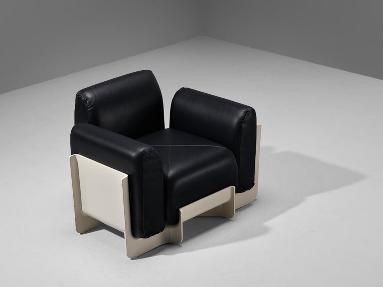 Guarnacci, Padovano & Claudio Vagnoni 'Duna' Lounge Chair with Ottoman