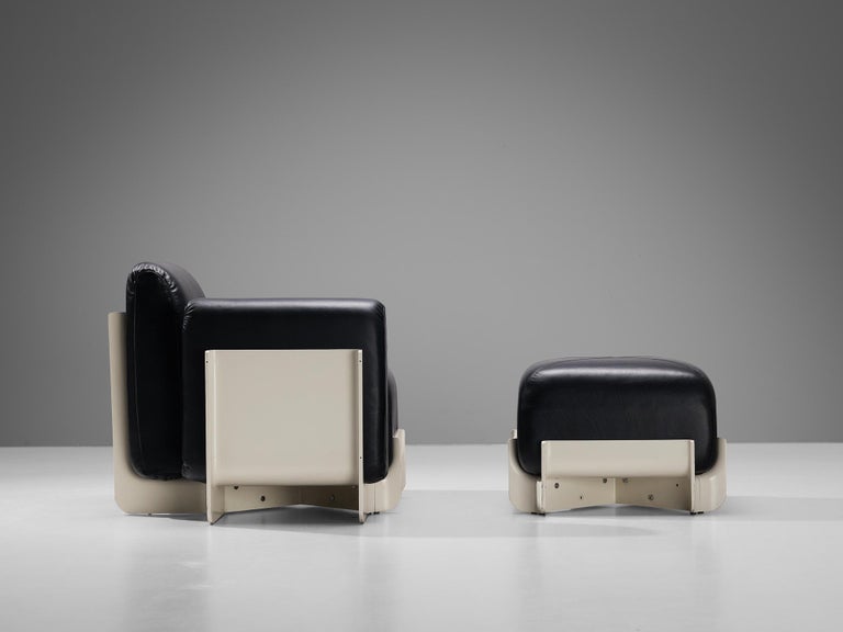 Guarnacci, Padovano & Claudio Vagnoni 'Duna' Lounge Chair with Ottoman