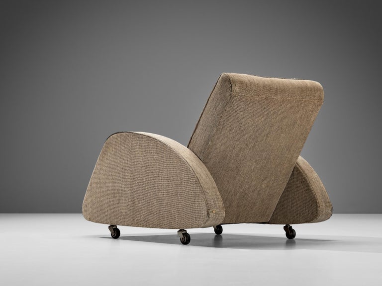 Bo Wretling for Otto Wretling Lounge Chair in Beige Upholstery