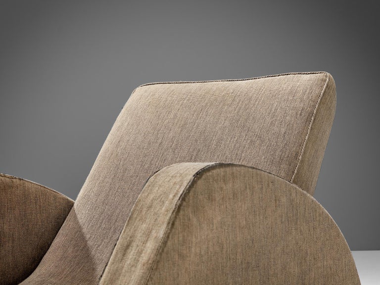 Bo Wretling for Otto Wretling Lounge Chair in Beige Upholstery