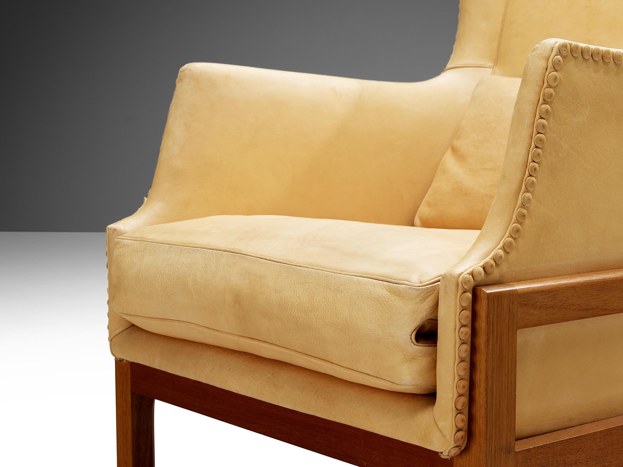 Low discount wingback chair