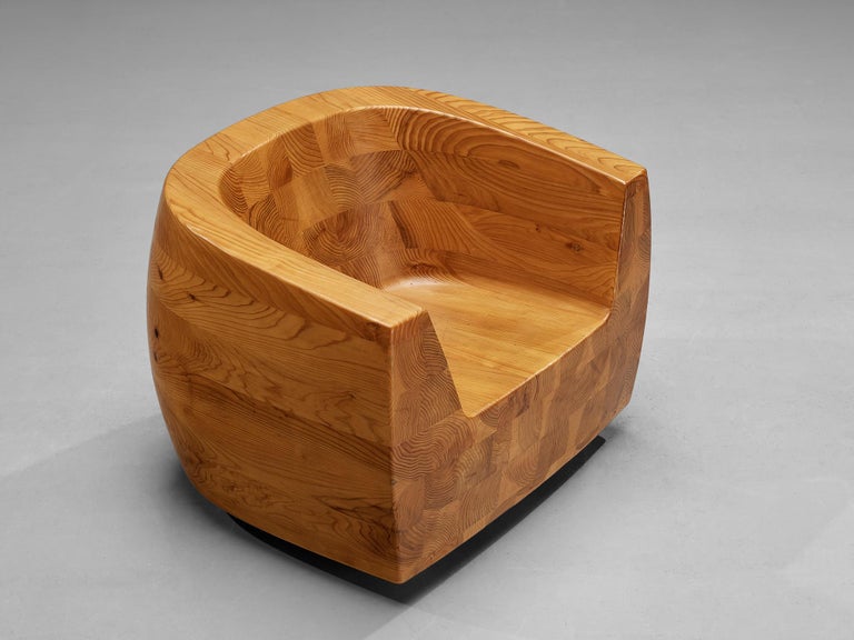 Isamu Kenmochi for Tendo Mokko ‘Kashiwado’ Chair in Japanese Cedar
