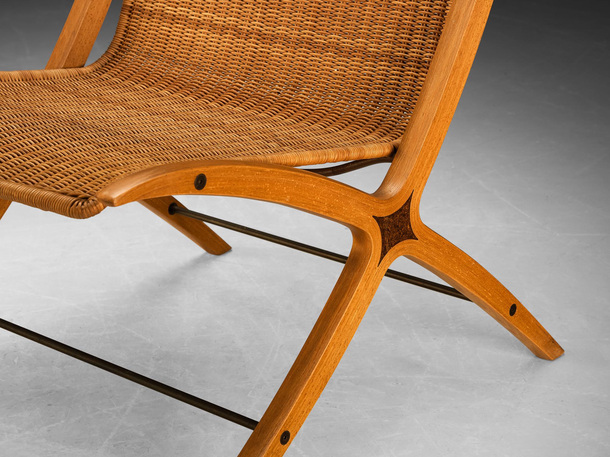 Peter Hvidt & Orla Mølgaard Nielsen Chair Model '6103' in Cane