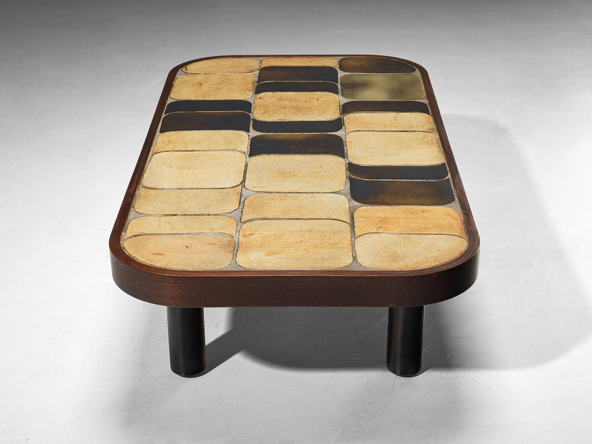 Roger Capron ‘Shogun’ Coffee Table in Ceramic