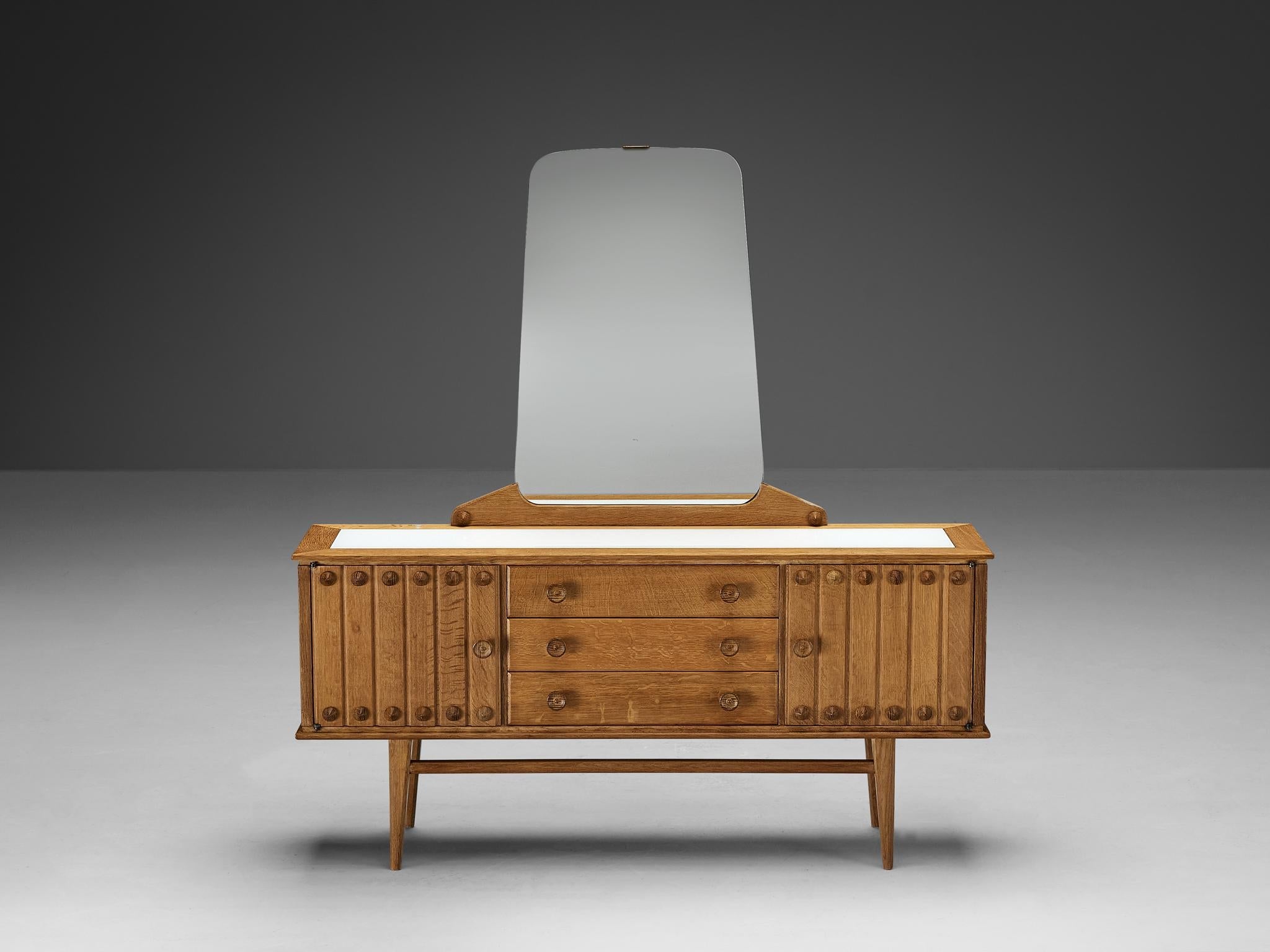 French Vanity in Oak